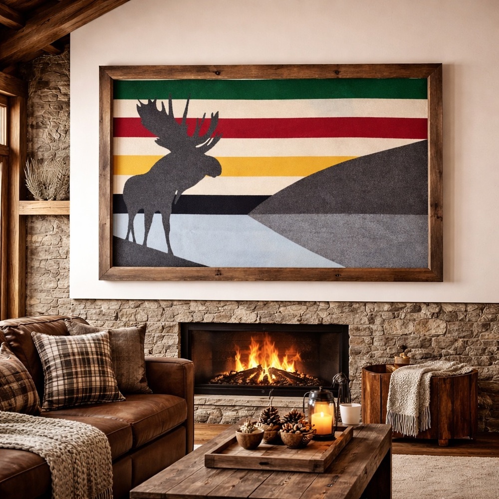 RARE Hudson’s Bay Company + Pendleton Woolen Mills Charles Pachter Blanket